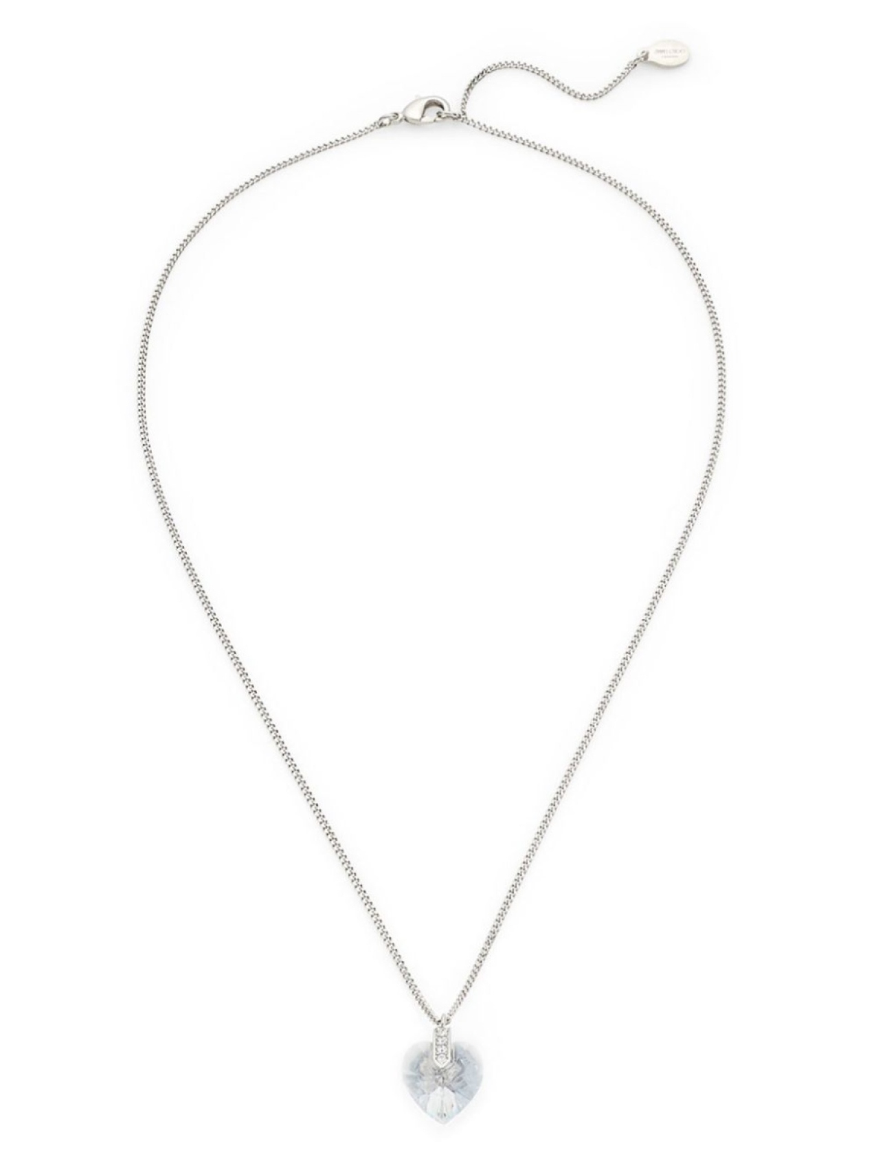 

Jimmy Choo колье с подвеской, серебристый