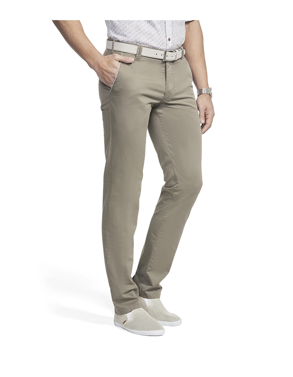 

Джинсы Meyer Hose Pima Cotton Chino Modell NEW YORK, серо коричневый