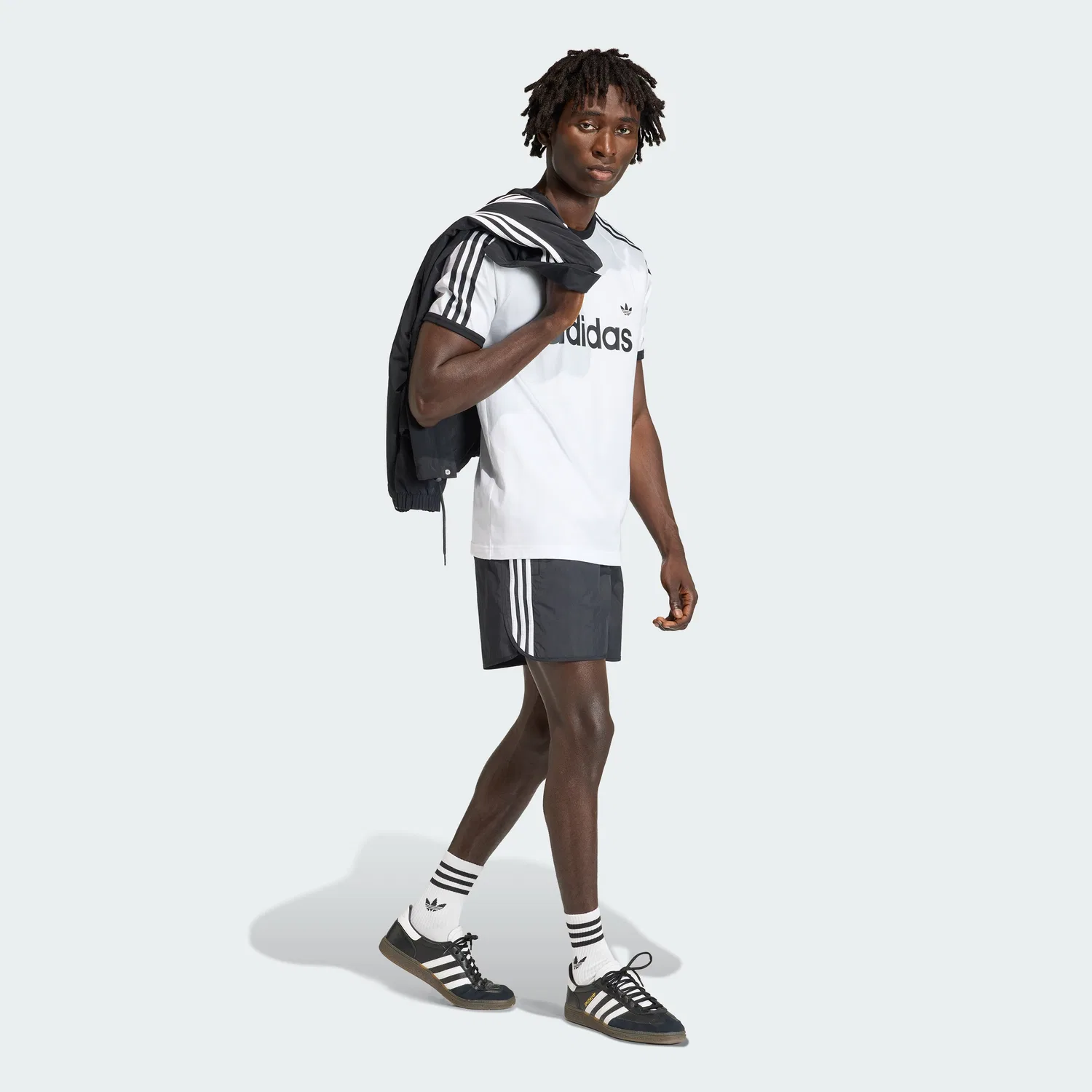 Мужские шорты Sprinter чёрные от Adidas — фото 3