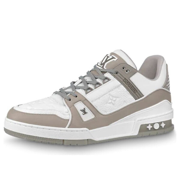 

Кроссовки trainer sneakers 'grey white' Louis Vuitton, серый