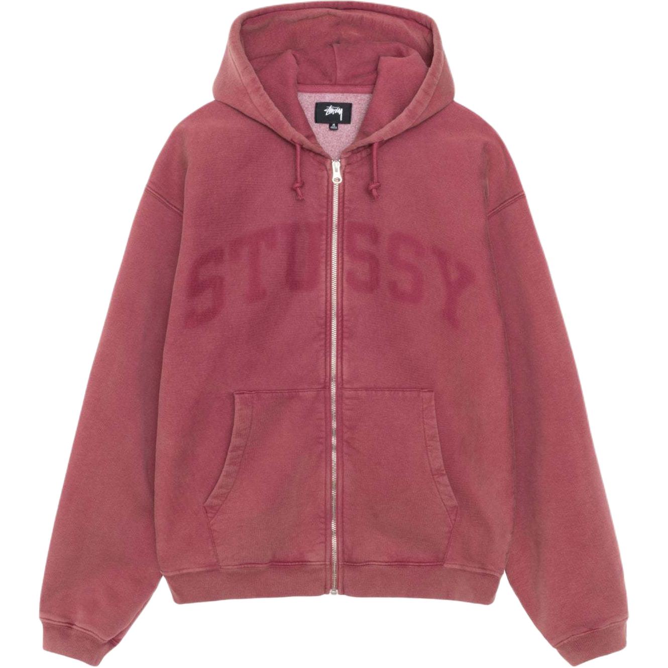 

Зауженный худи с принтом Stussy, черный
