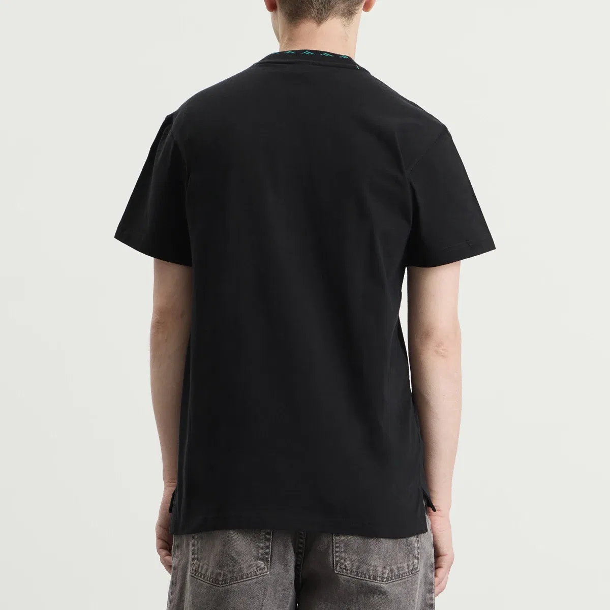 Футболка с длинным рукавом No Wash Logo T-Shirt Adidas, Black — фото 3