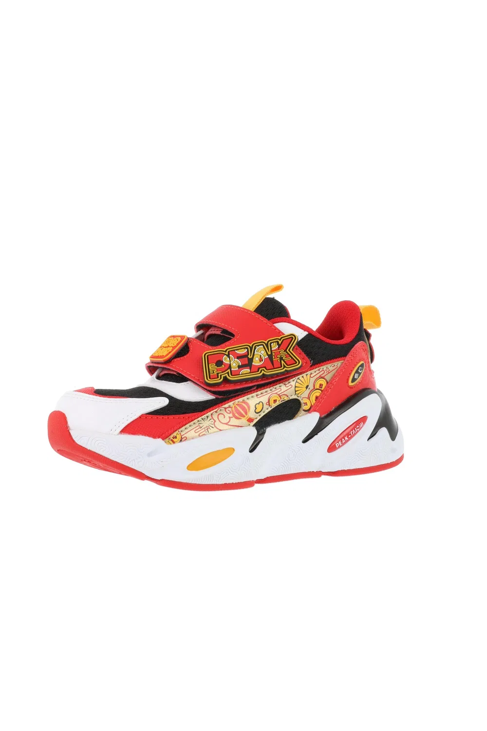 Детские кроссовки с технологией TAICHI New Year Tiger Peak, Rot Gelb Schwarz