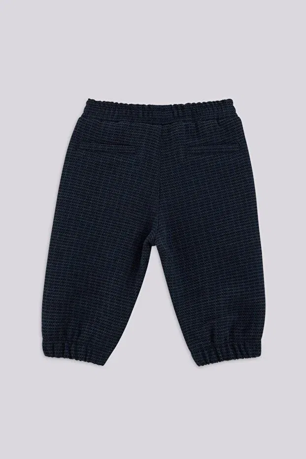 Детские штаны для мальчиков с принтом Layette, Navy Blue — фото 3