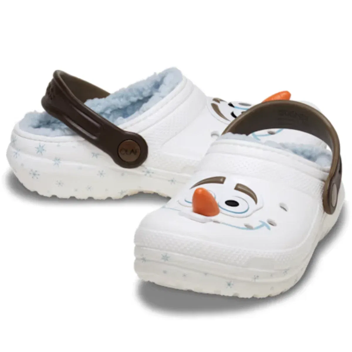 Детские кроксы с утеплителем Disney Frozen Olaf Crocs, White