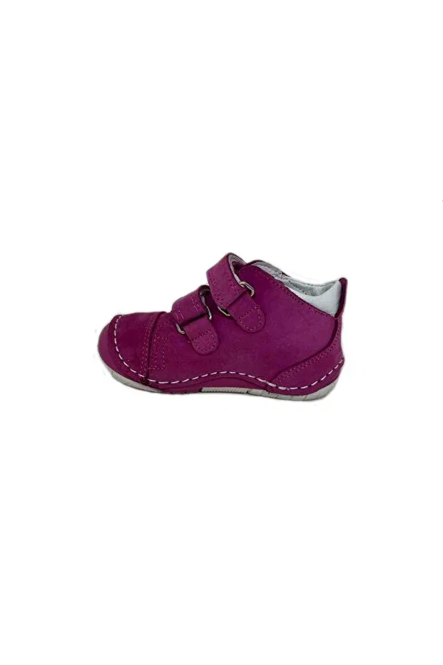Детские туфли для девочек кожаные ортопедические Sky Luna First Step Windy Shoes, Fuchsia — фото 4