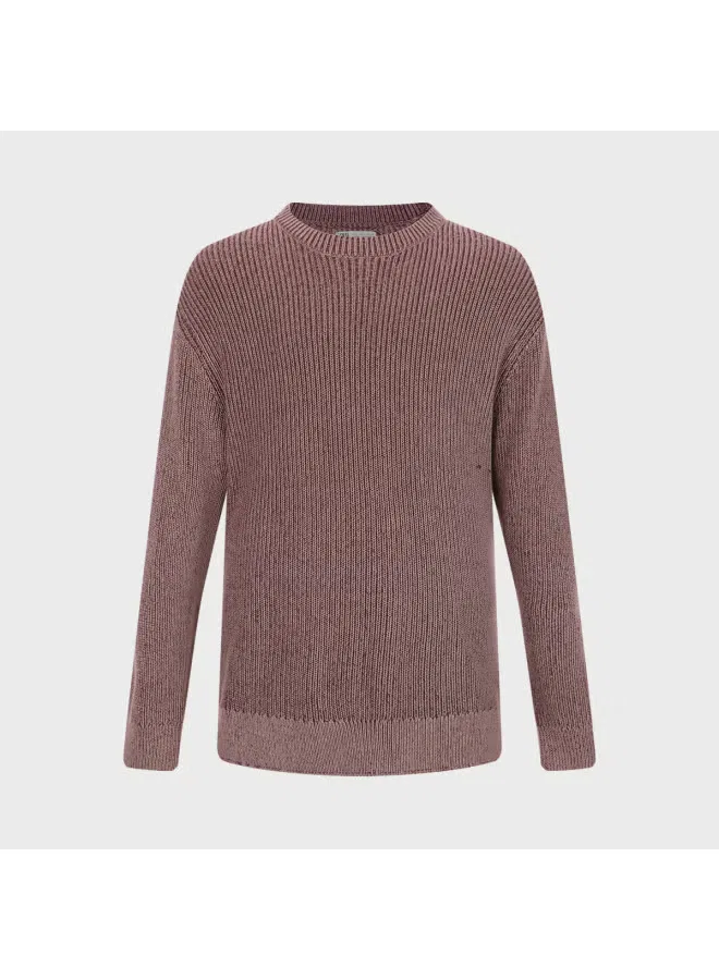 Свитер с цветочным узором, вязка, Zara, темно-красный — фото 2