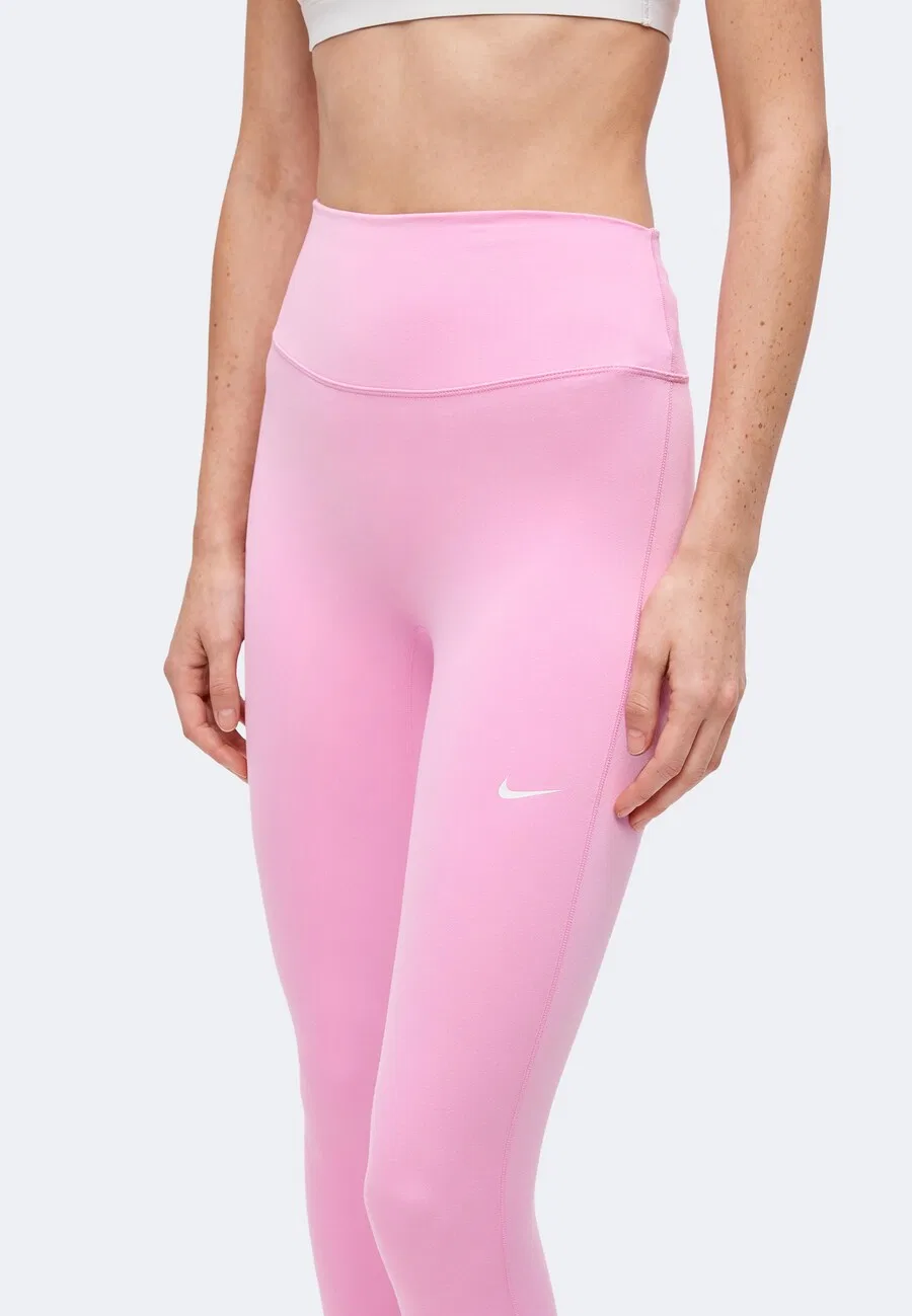 Узкие спортивные брюки NIKE светло-розового цвета — фото 3