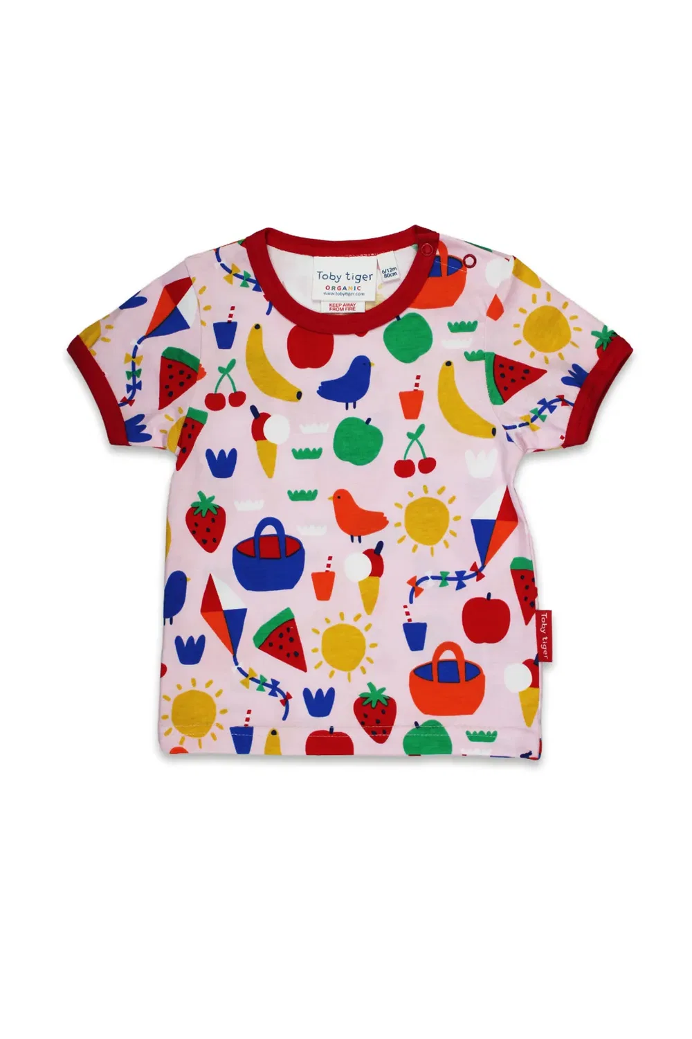 Детские пижамы с принтом Picnic Toby Tiger, Multi — фото 2