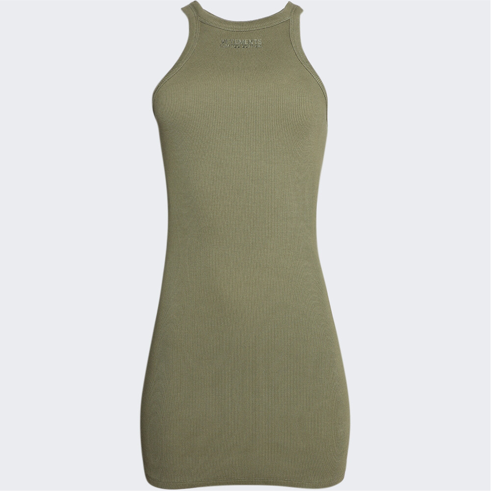 

Платье Vetements Racing Tank Top, хаки