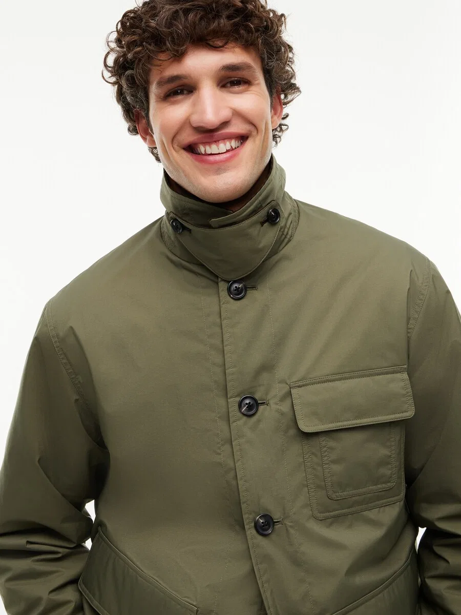 Куртка TOMMY HILFIGER Between-Season 'SURPLUS' оливкового цвета — фото 3