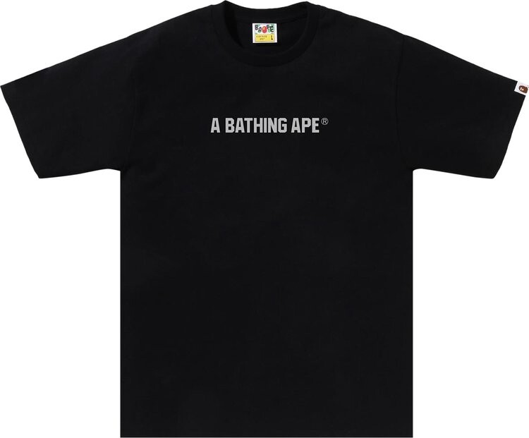 

Футболка BAPE Honeycomb Camo Busy Works Tee 'Black/Grey', черный
