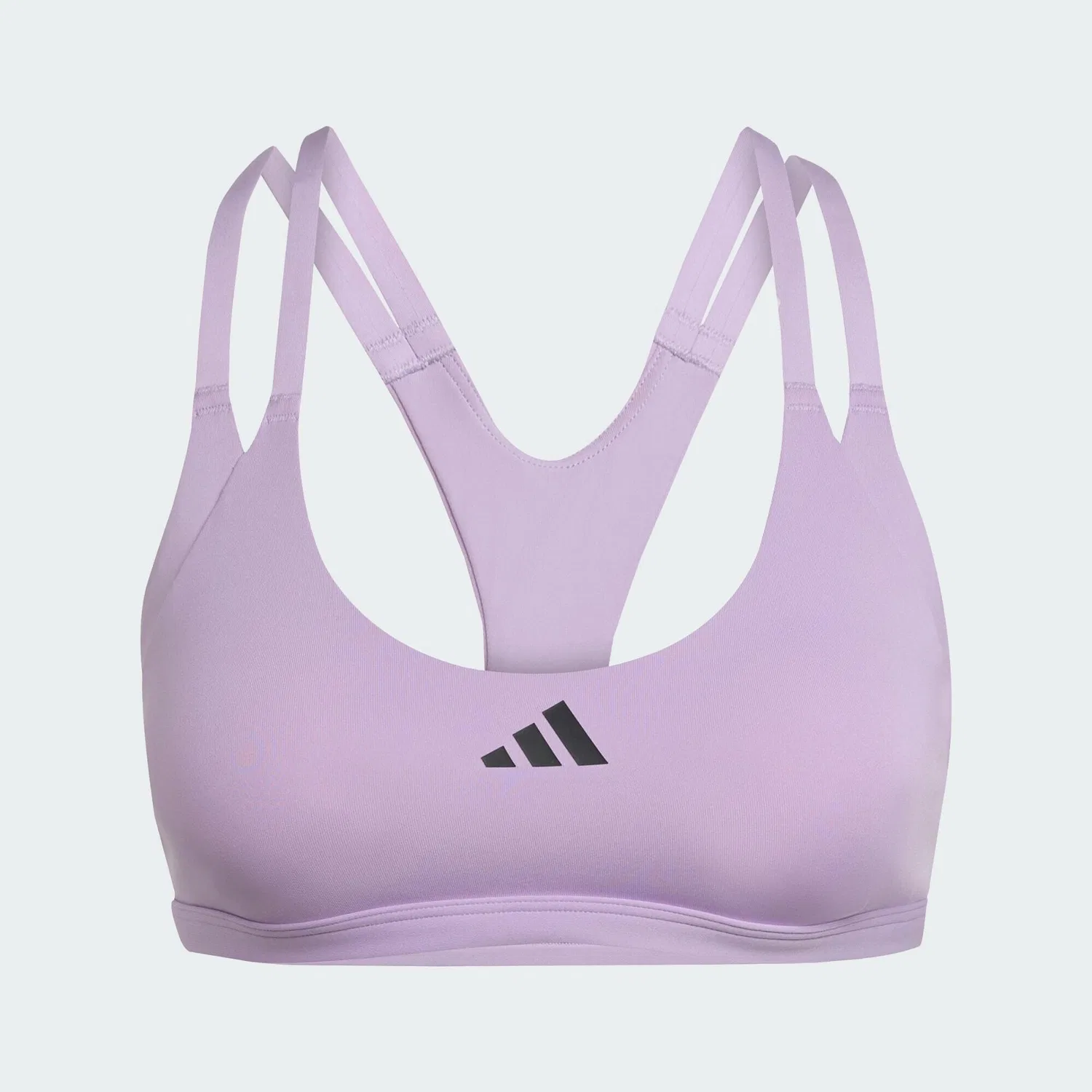 Женский спортивный бюстгальтер с легкой поддержкой Aeroimpact Luxe Training Light-Support BH Adidas, Pastellmagenta