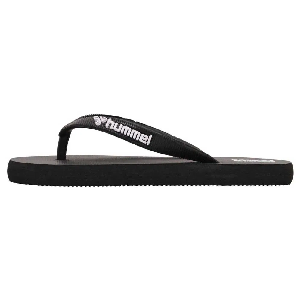 Детские шлепанцы с контрастным логотипом Hummel FLIP FLOP JR, Black — фото 3