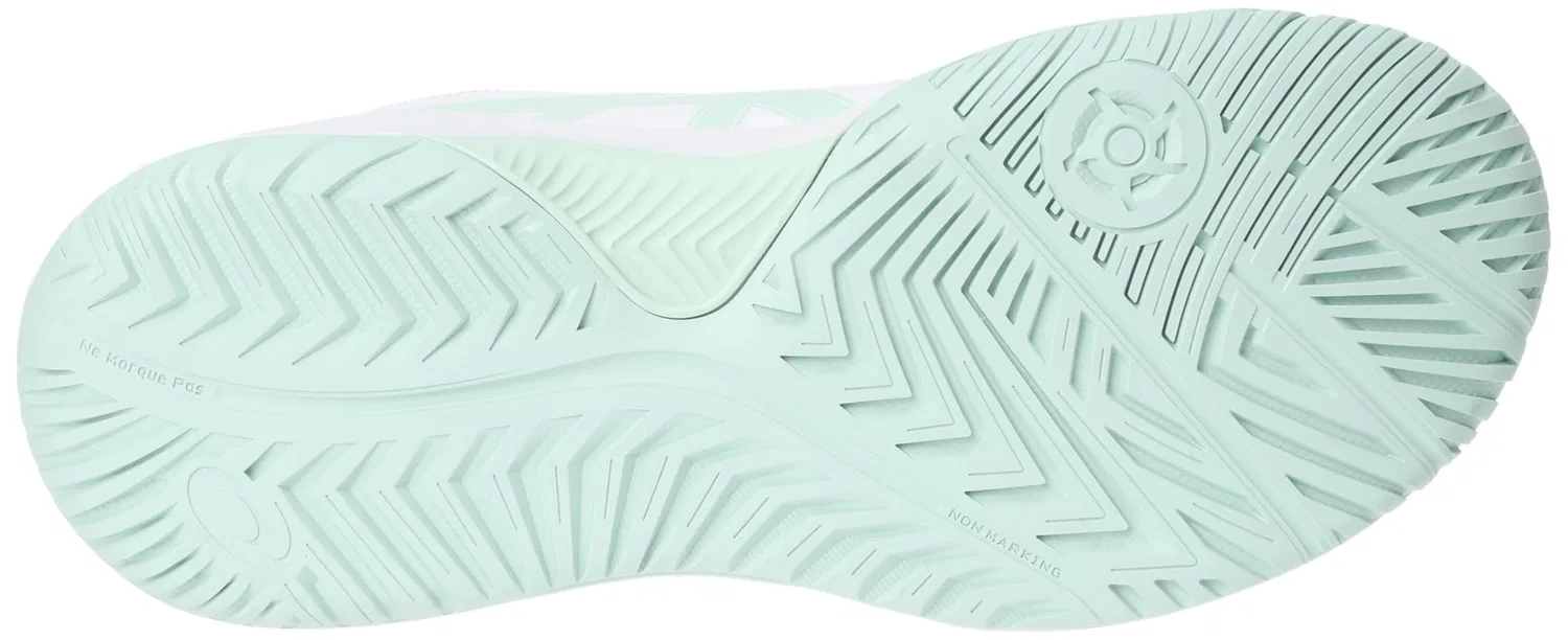Детские кроссовки для мальчиков с поддержкой Gel Dedicated 8 Gs ASICS, White Pale Blue — фото 4