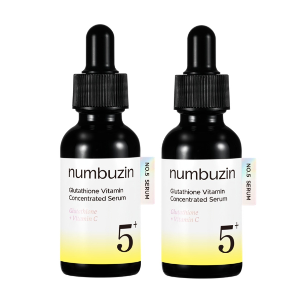Набор сывороток Numbuzin No. 5 Glutathione Vitamin Concentrated Vitamin C, 30 мл + 30 мл
