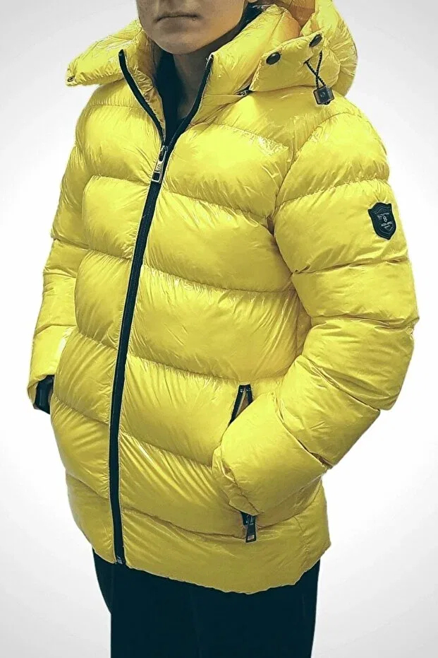 Детское пальто для девочек с капюшоном Trendall Butik, Yellow