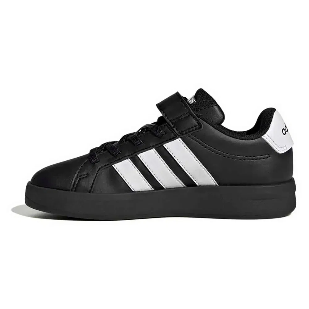 Кроссовки детские Grand Court Adidas, черный — фото 3