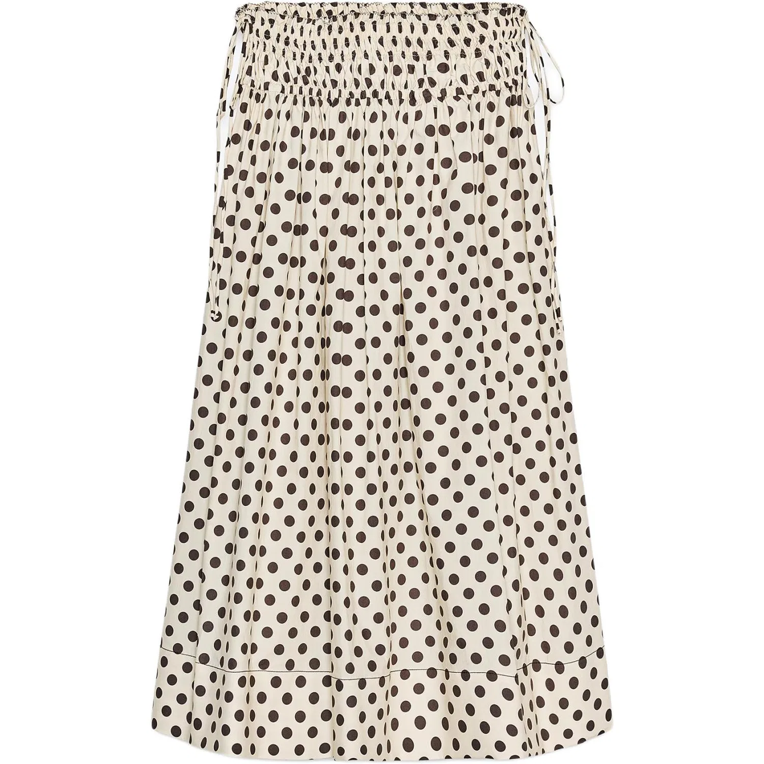 Женская длинная юбка повседневная ZARA, Raw White