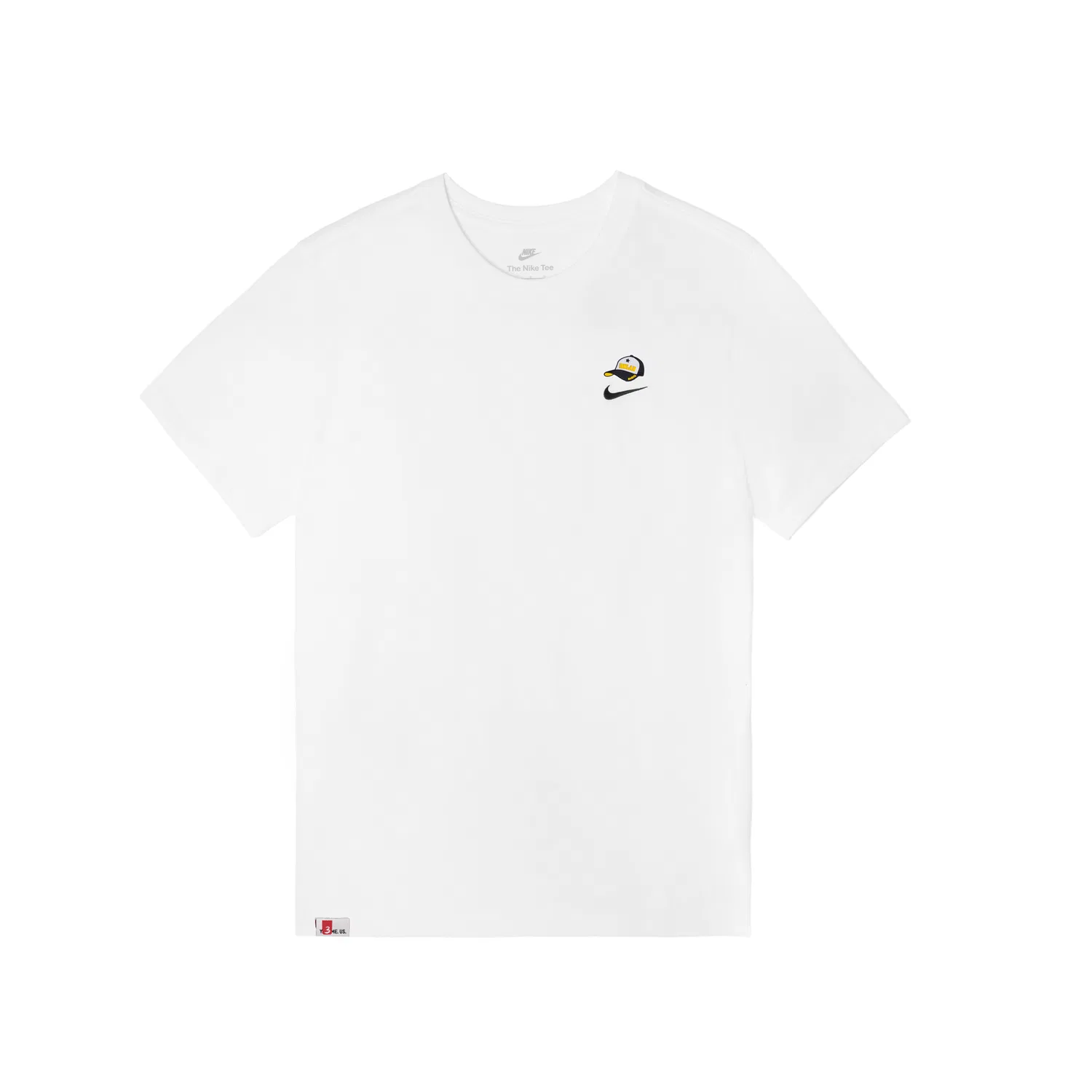 Мужская футболка с круглым вырезом Nike White