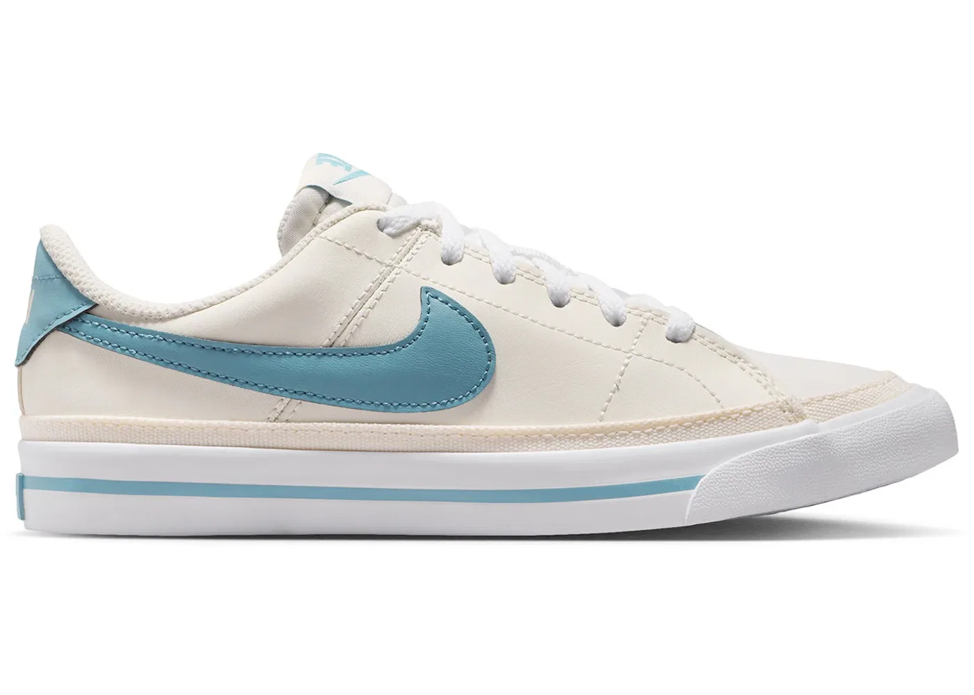 Детские кроссовки Lifestyle Nike Court Legacy, Sail/White/Denim Turquoise