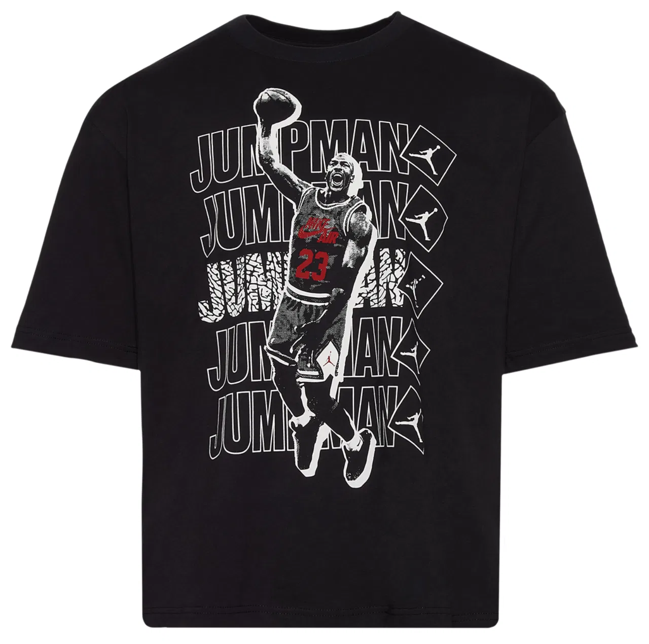 Мужская футболка оверсайз с принтом Jordan 1996, Black