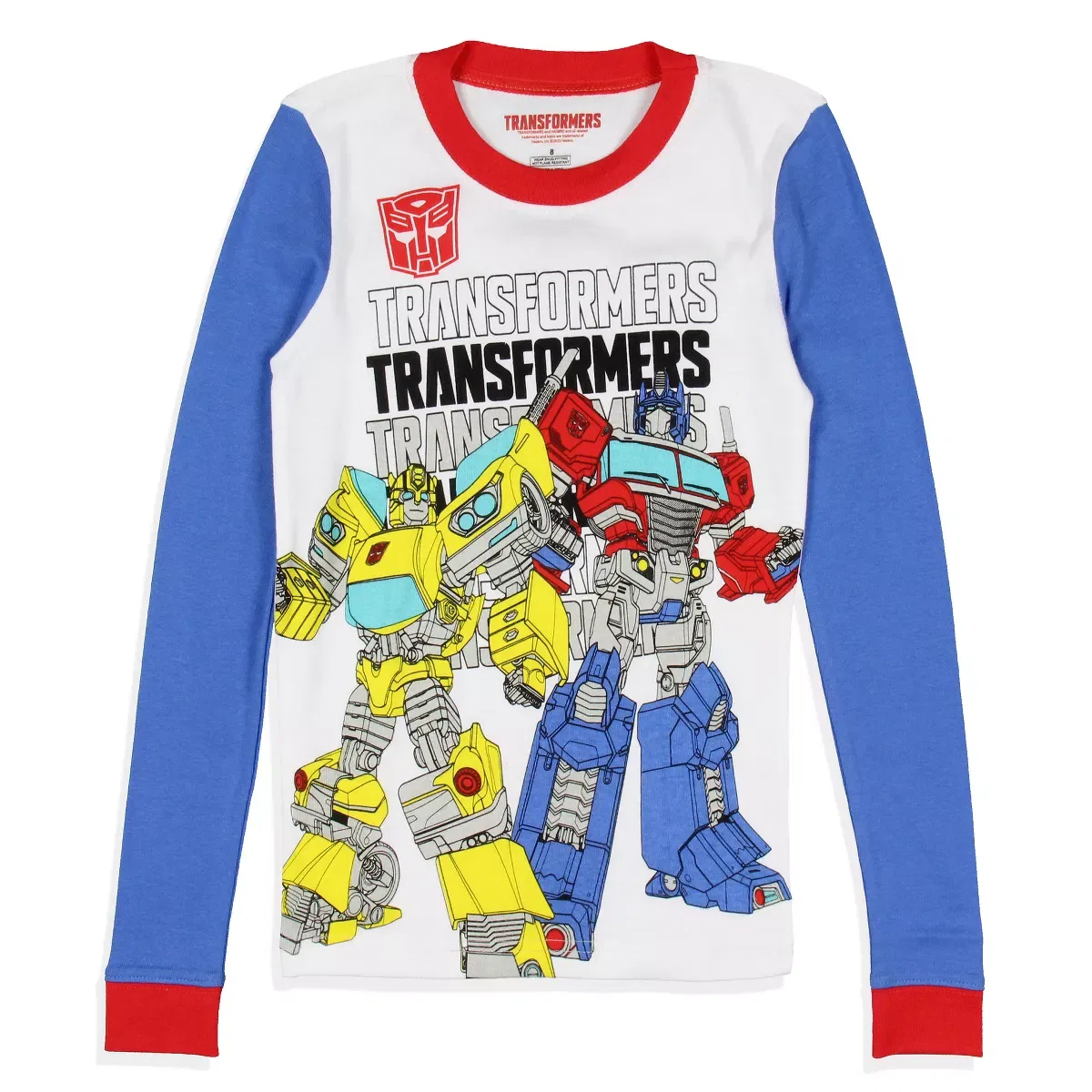 Детский комплект пижам для мальчиков с принтом Transformers, Multicolored — фото 3