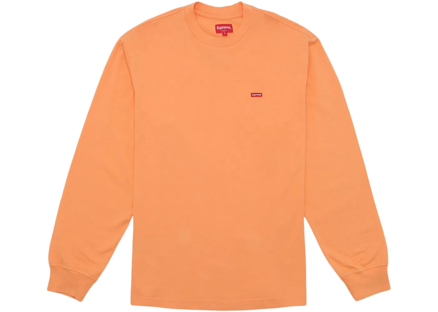 Мужская футболка с длинным рукавом с принтом Supreme L/S Tee, Peach