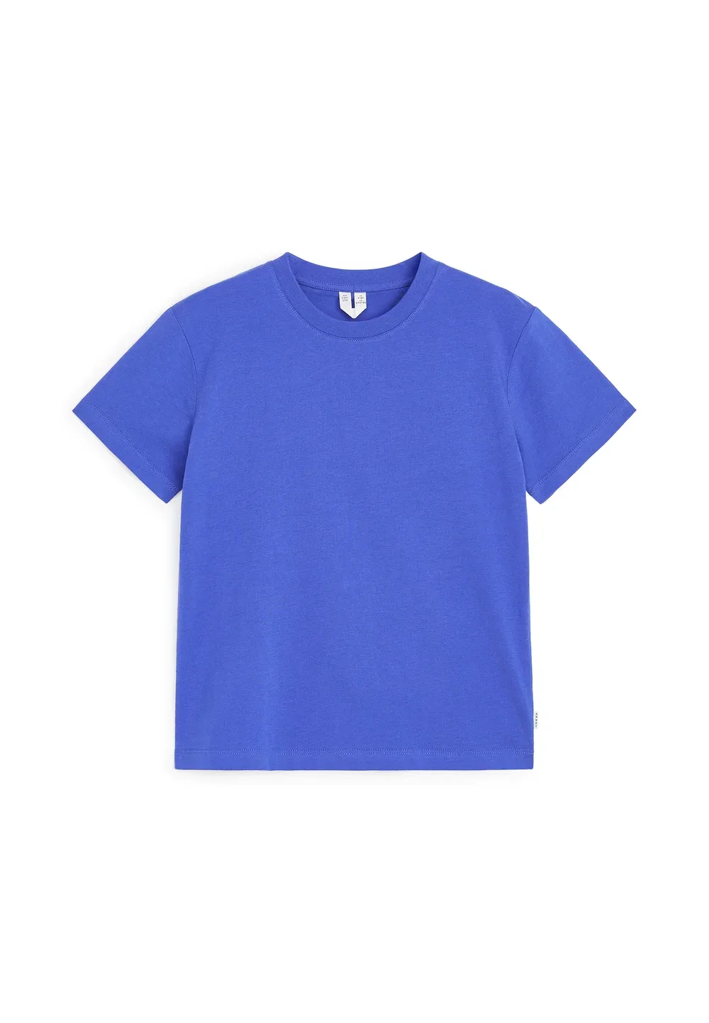 Комплект из 3 футболок с круглым вырезом, унисекс - базовая футболка Arket, Blue Off White Khaki Green — фото 2