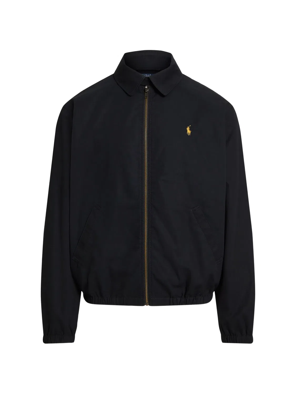 Рубашечная куртка с вышивкой, черная Polo Ralph Lauren, черный