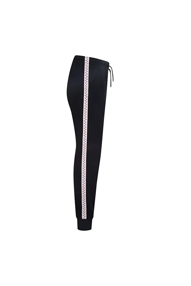 Детские спортивные штаны для девочек из экокожи Nike Jordan Mj Flt Mvp Hbr Flc Pant, 023 — фото 4