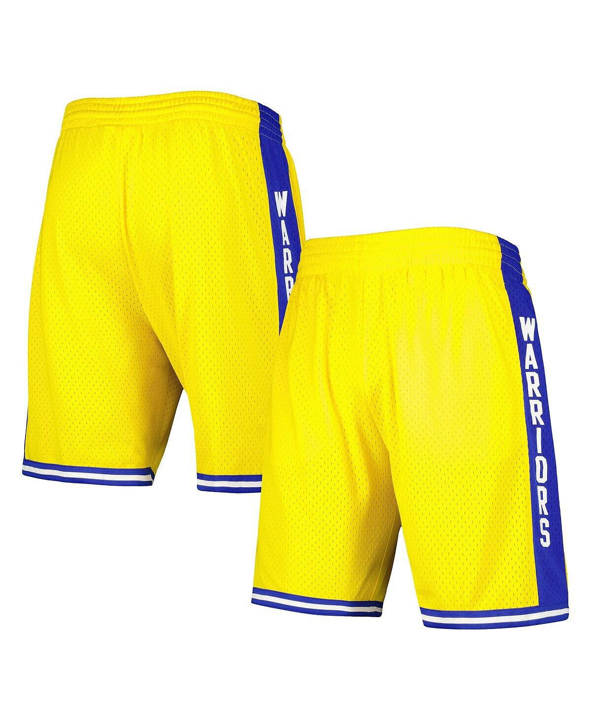 

Мужские золотые шорты swingman golden state warriors 1974-75 hardwood classics Mitchell & Ness