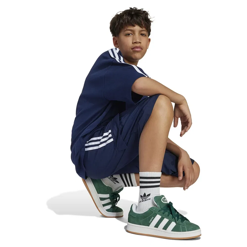 Шорты карго Minecraft Adidas Originals, синий — фото 4