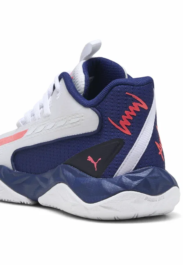 Кроссовки баскетбольные Puma, синий/розовый — фото 4