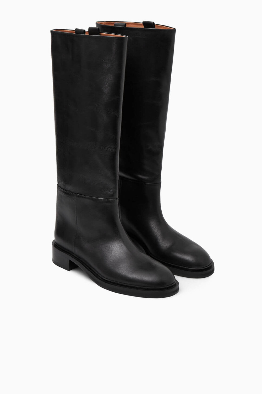 

Сапоги COS Leather Riding, черный