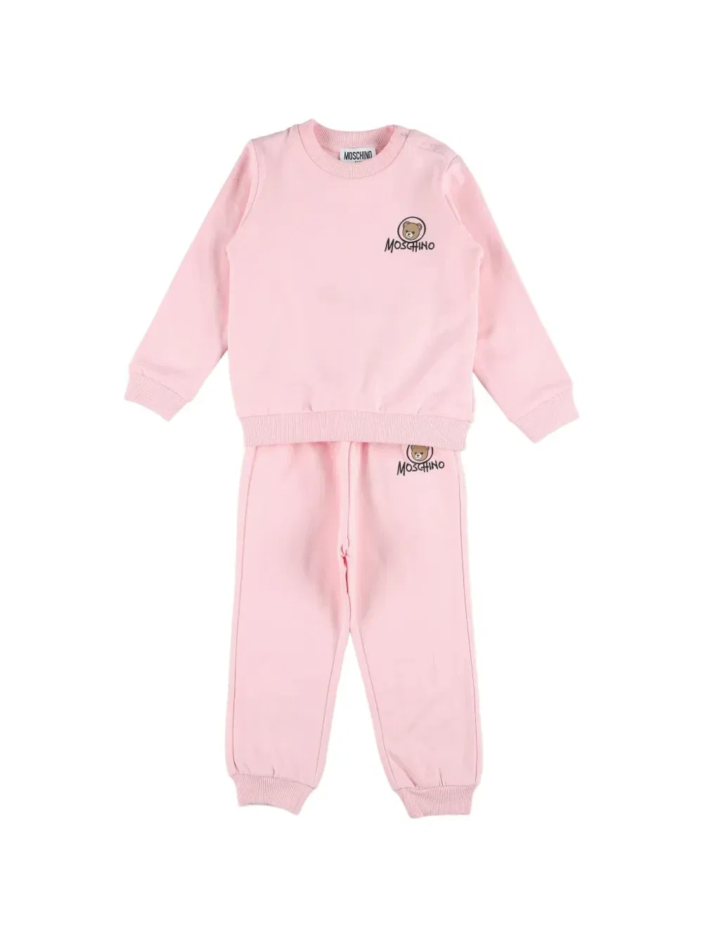 Спортивный костюм "Мишка Тедди" Moschino Kids, розовый