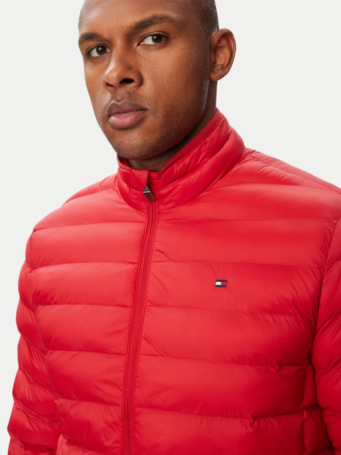 Мужская демисезонная куртка стандартного кроя Tommy Hilfiger, красный — фото 4