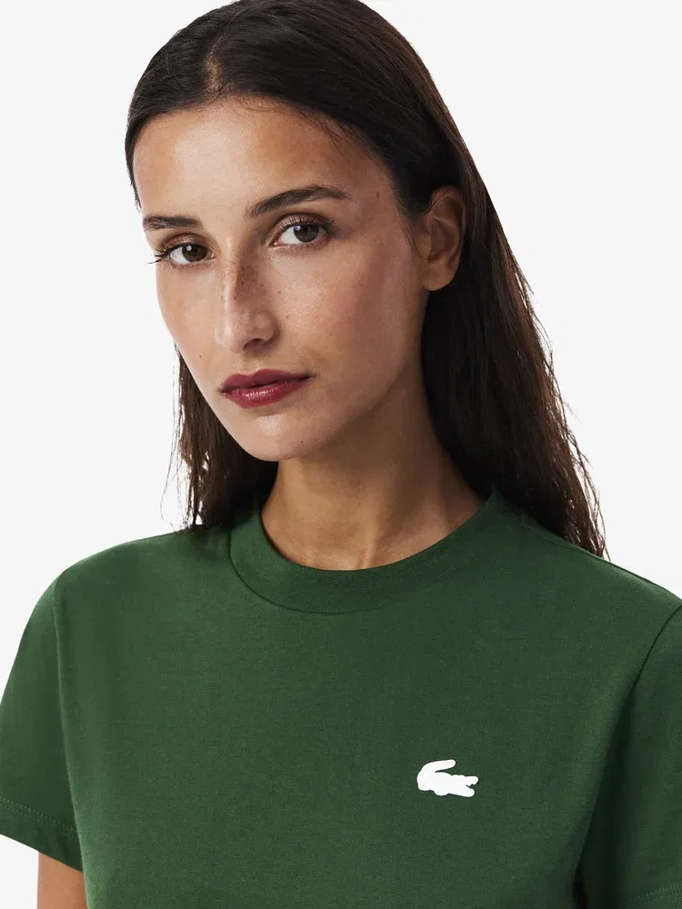 Футболка LACOSTE базовая, Green — фото 2