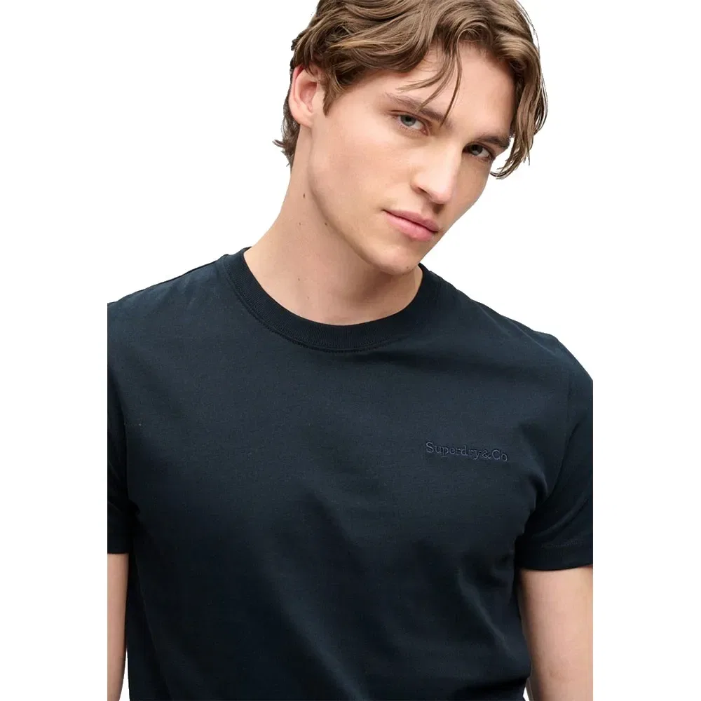 Мужская футболка с коротким рукавом Essential Company Logo Superdry, Blue — фото 4