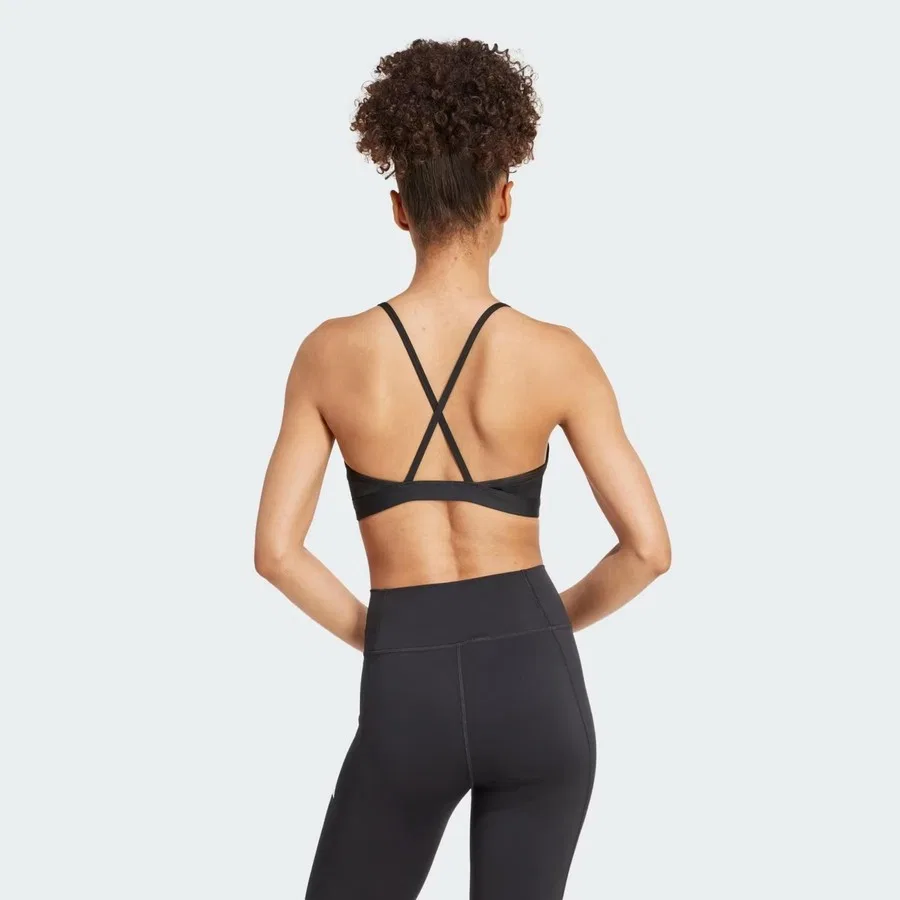 Женский спортивный бюстгальтер AERCT BL BRA adidas, Черный — фото 2