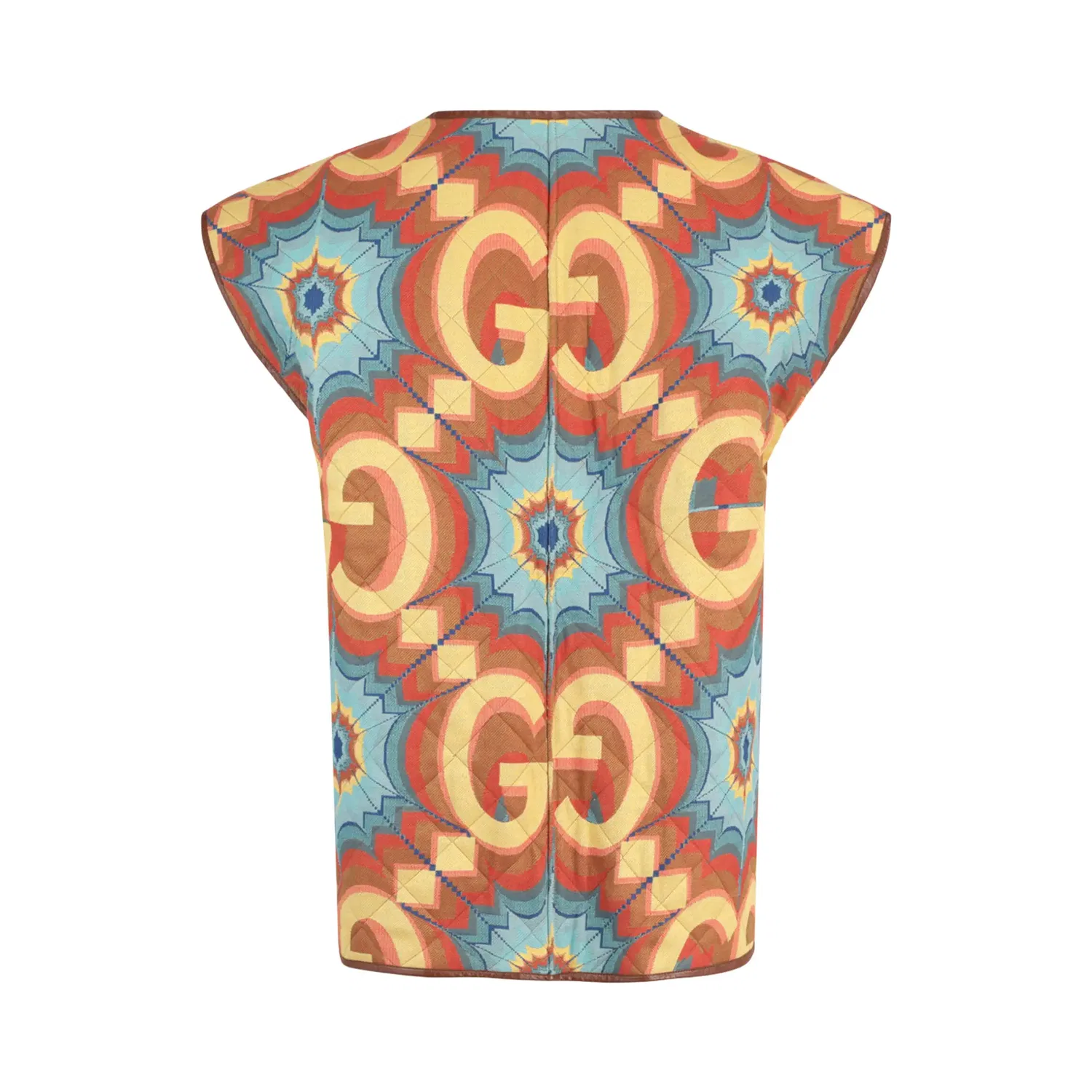Жилет Gucci Kaleidoscope, Orange/Yellow — фото 2