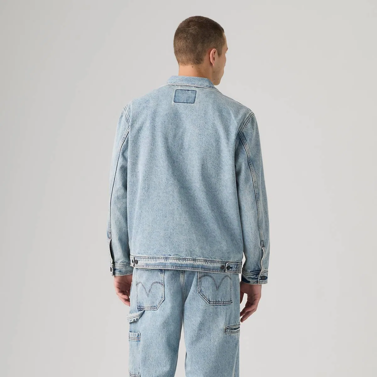 Джинсовая куртка-тракер Walnut Springs Levi's, Little Balcony - Medium Wash — фото 4