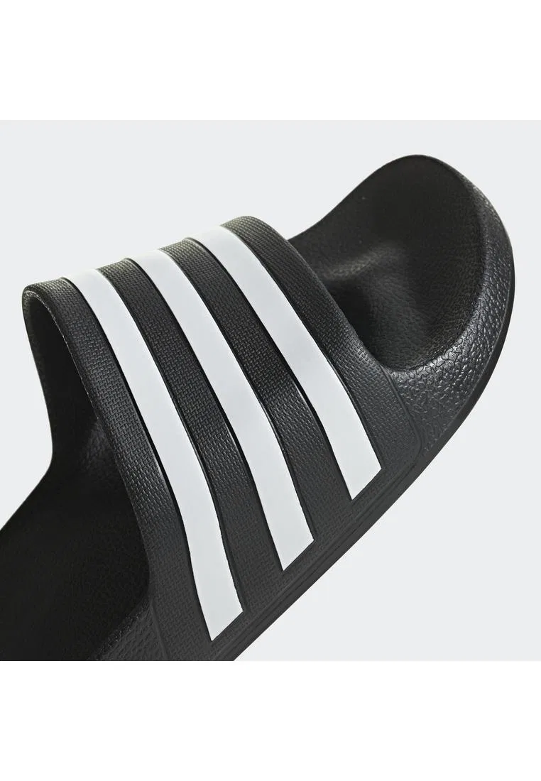 Шлепанцы, водоотталкивающие, Adilette Aqua, Adidas, белый/черный — фото 4