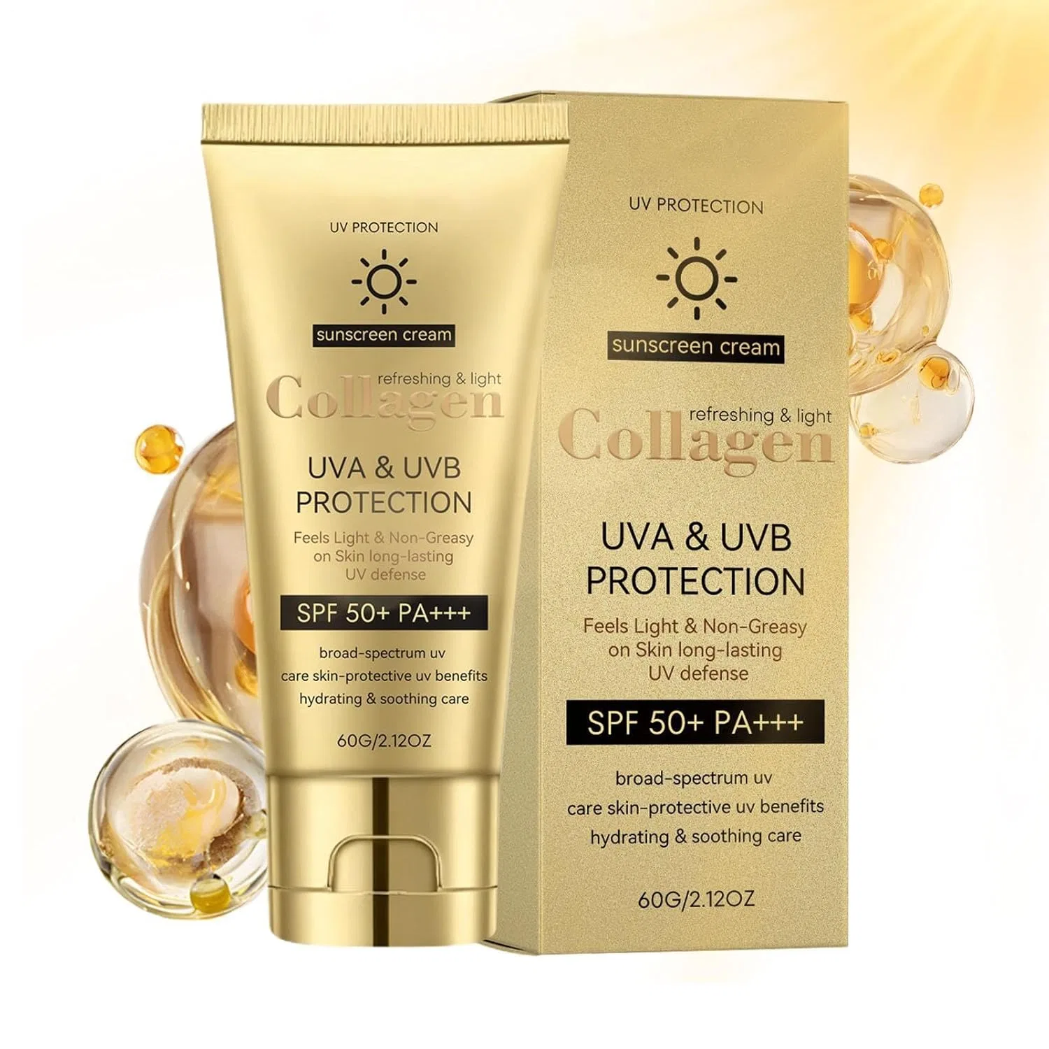 Солнцезащитный крем для лица SPF 50+ PA+++, 80 мл, мультиколор Generisch