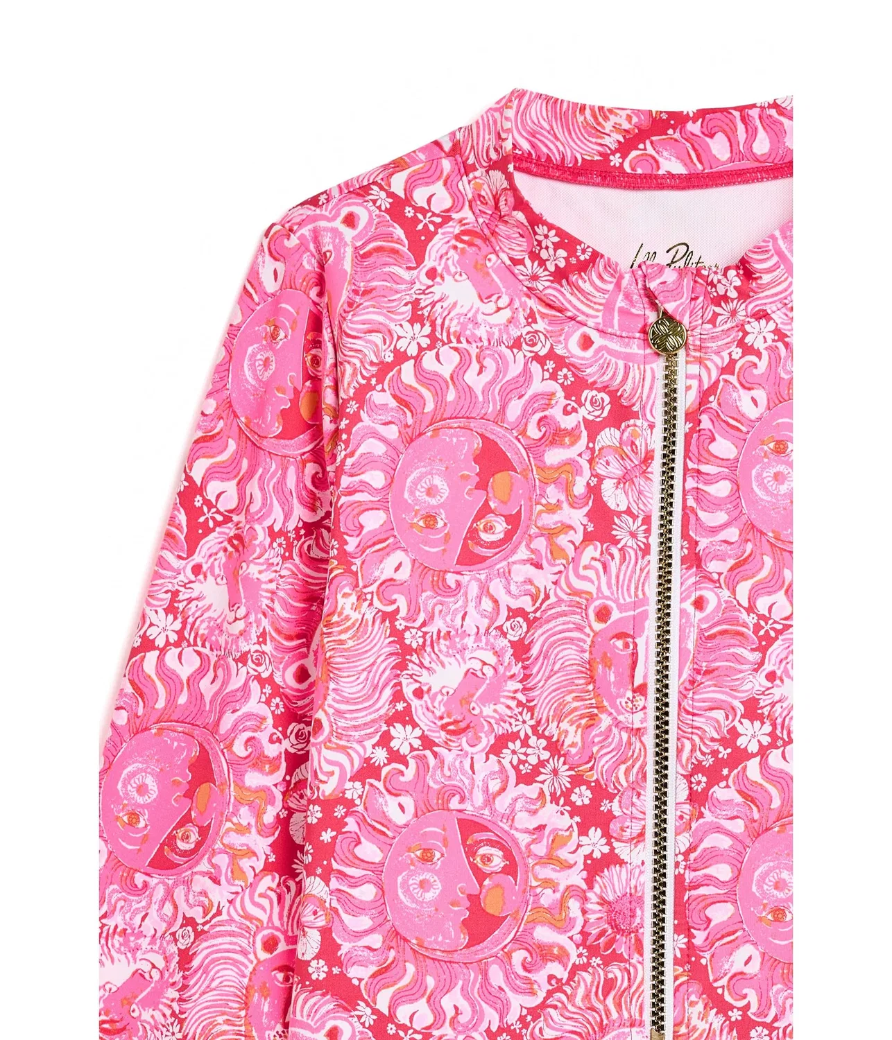 Рашгард Denning (для малышей, маленьких и больших детей) Lilly Pulitzer Kids, Paradise Punch Lil Jims Stuff — фото 3