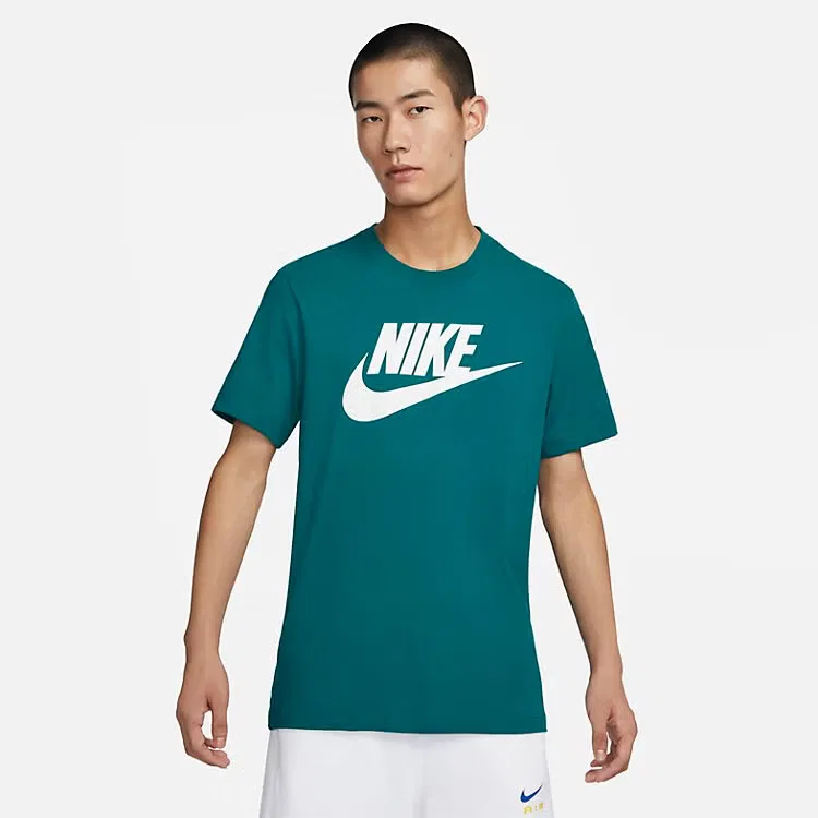 Футболка с принтом Icon Futura Nike, бирюзовый — фото 4