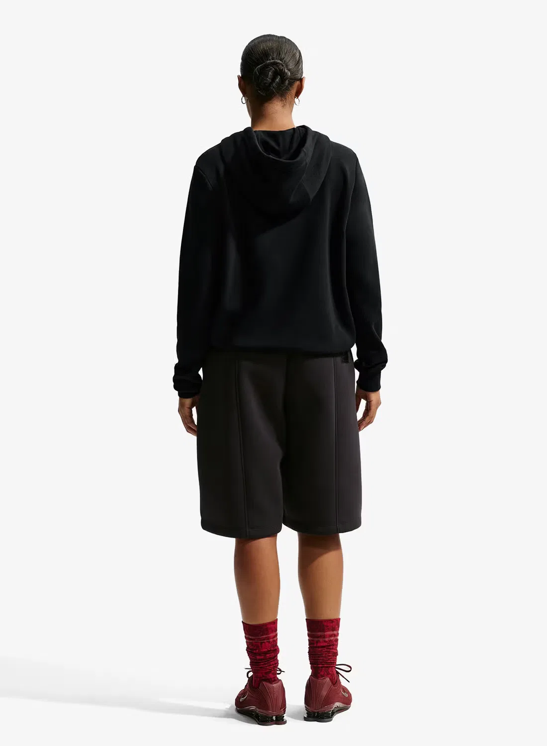 Худи с графическим принтом Club Fleece Standard Nike, черный — фото 2