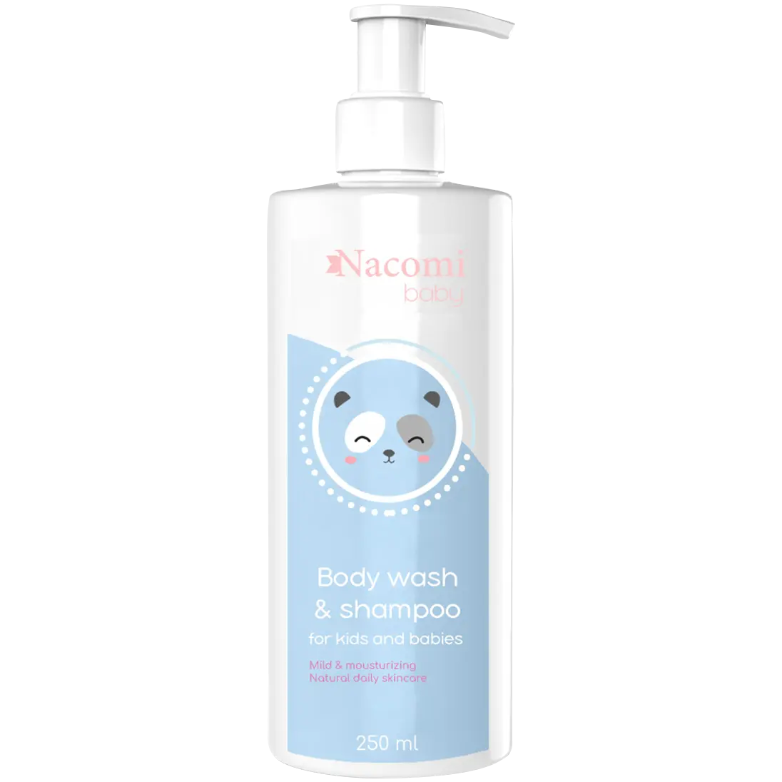 

Nacomi Baby эмульсия для мытья тела и шампунь для волос 2в1 для детей, 250 мл
