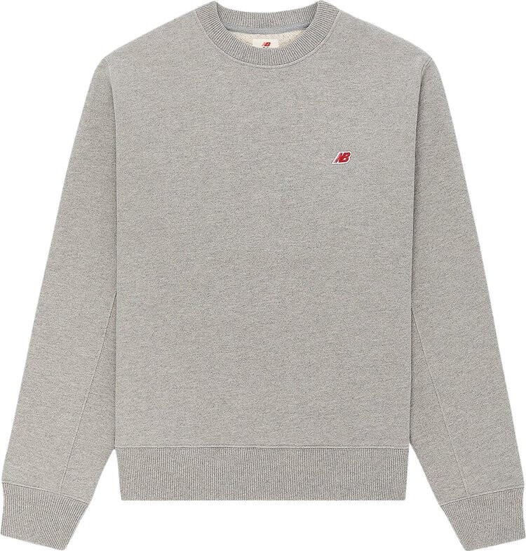 

Толстовка New Balance Core Crewneck Sweatshirt 'Athletic Grey', серый