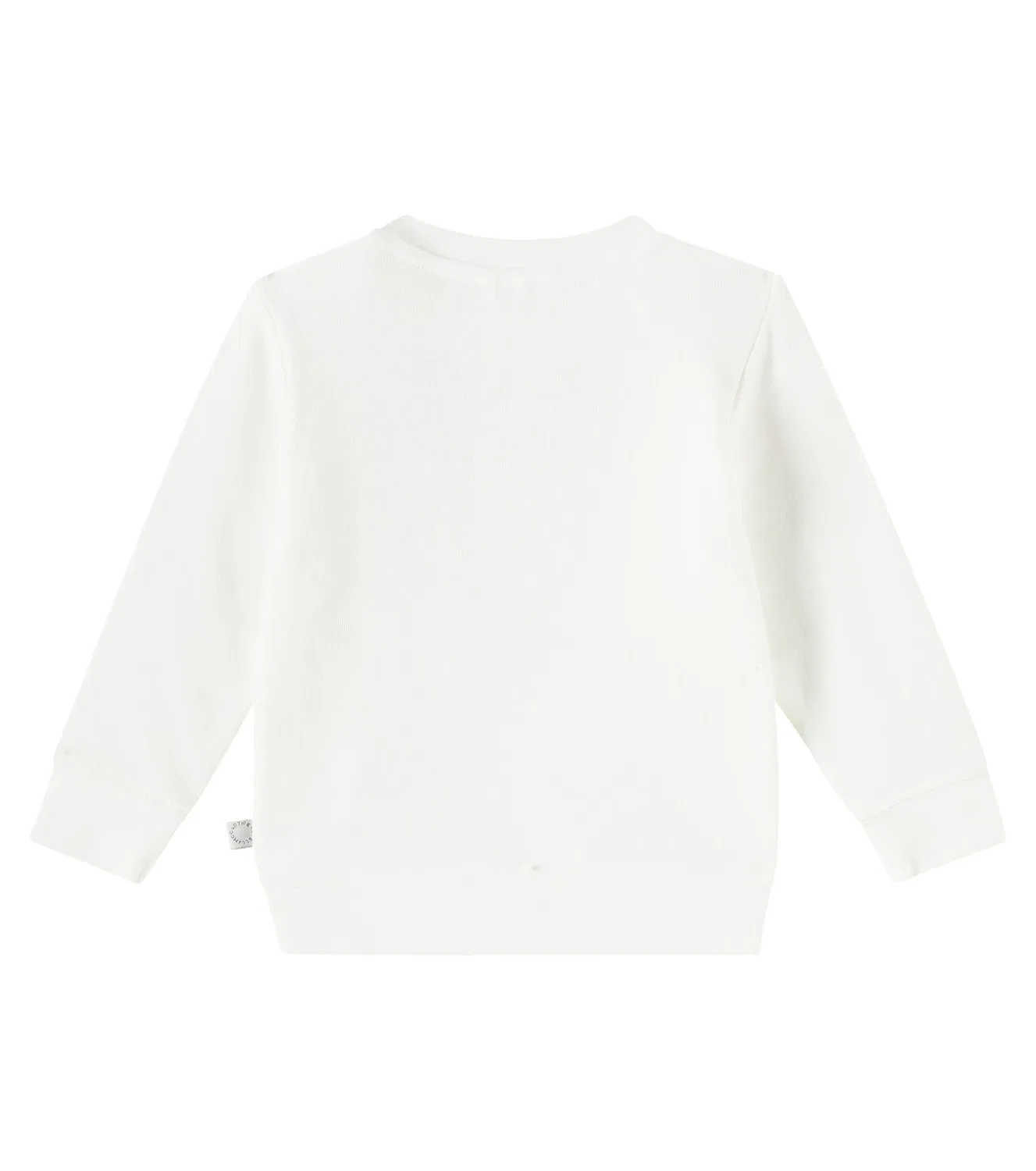 Детский хлопковый свитшот с принтом Stella Mccartney Kids, белый — фото 2